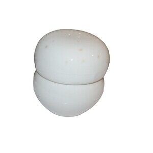 Vtg Russell Wright Iroquois Casual‎ Stackable Ceramic Salt & Pepper Shakers READ